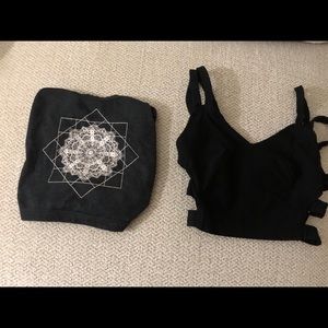 Halter top and bralette